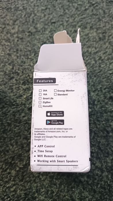 Wi-fi розетка zigbee 20a