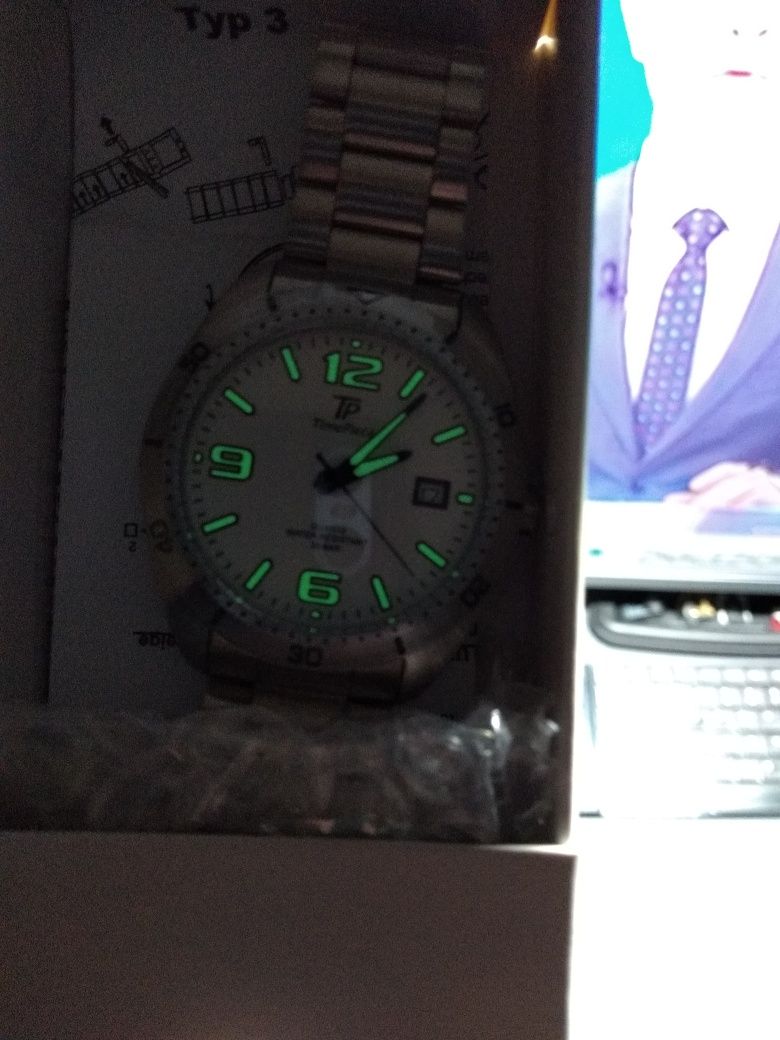 Diver zegarek stalowy 200 m wodoszczelny TPi