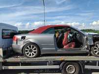 LY7q Audi a4 cabrio b6  błotnik  bfb 1.8t