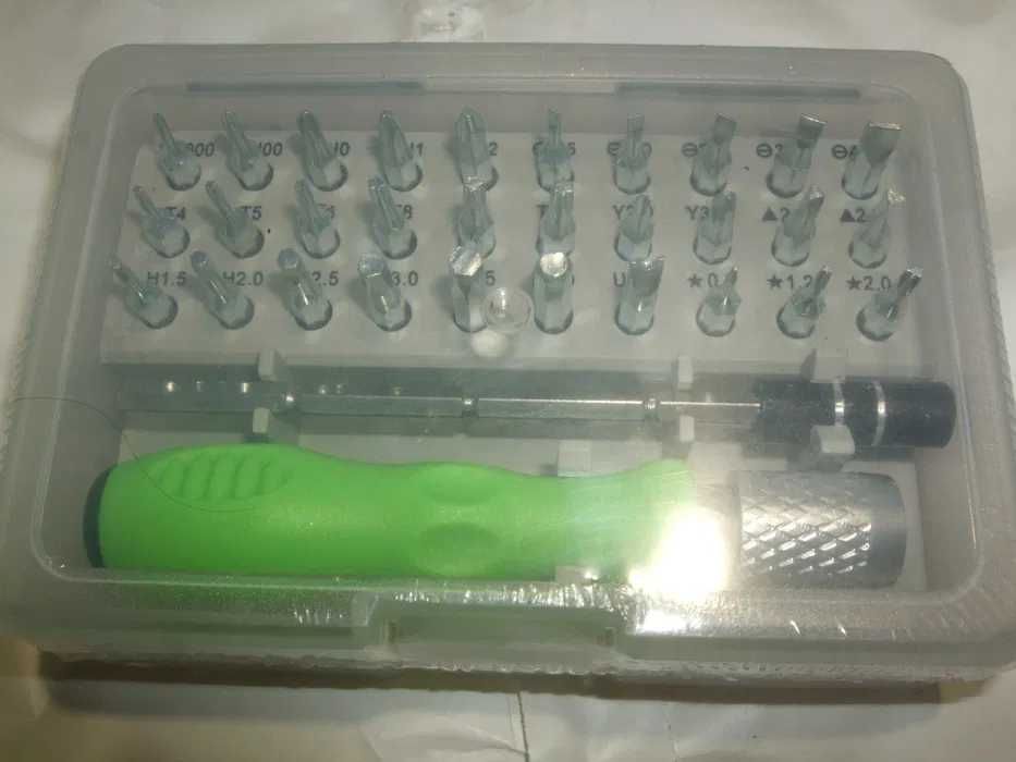 Wkrętaki PRECYZYJNE Zestaw 32w1 do elektroniki Bity TORX ŚRUBOKRĘTY