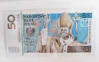 50 zł 2005 banknot Jan Paweł II