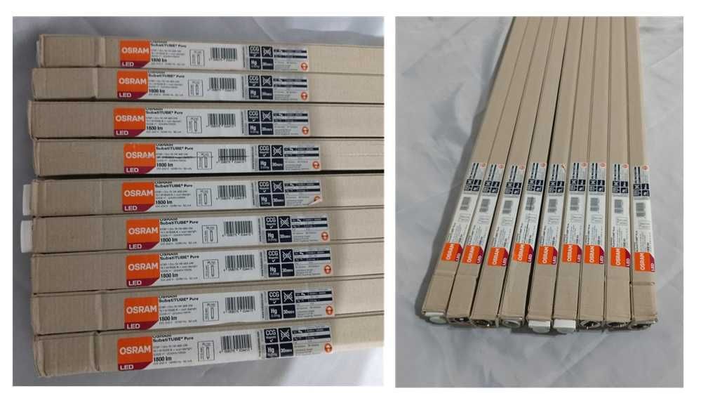 Lote de 9 Tubo LED Osram ST8P (1465)