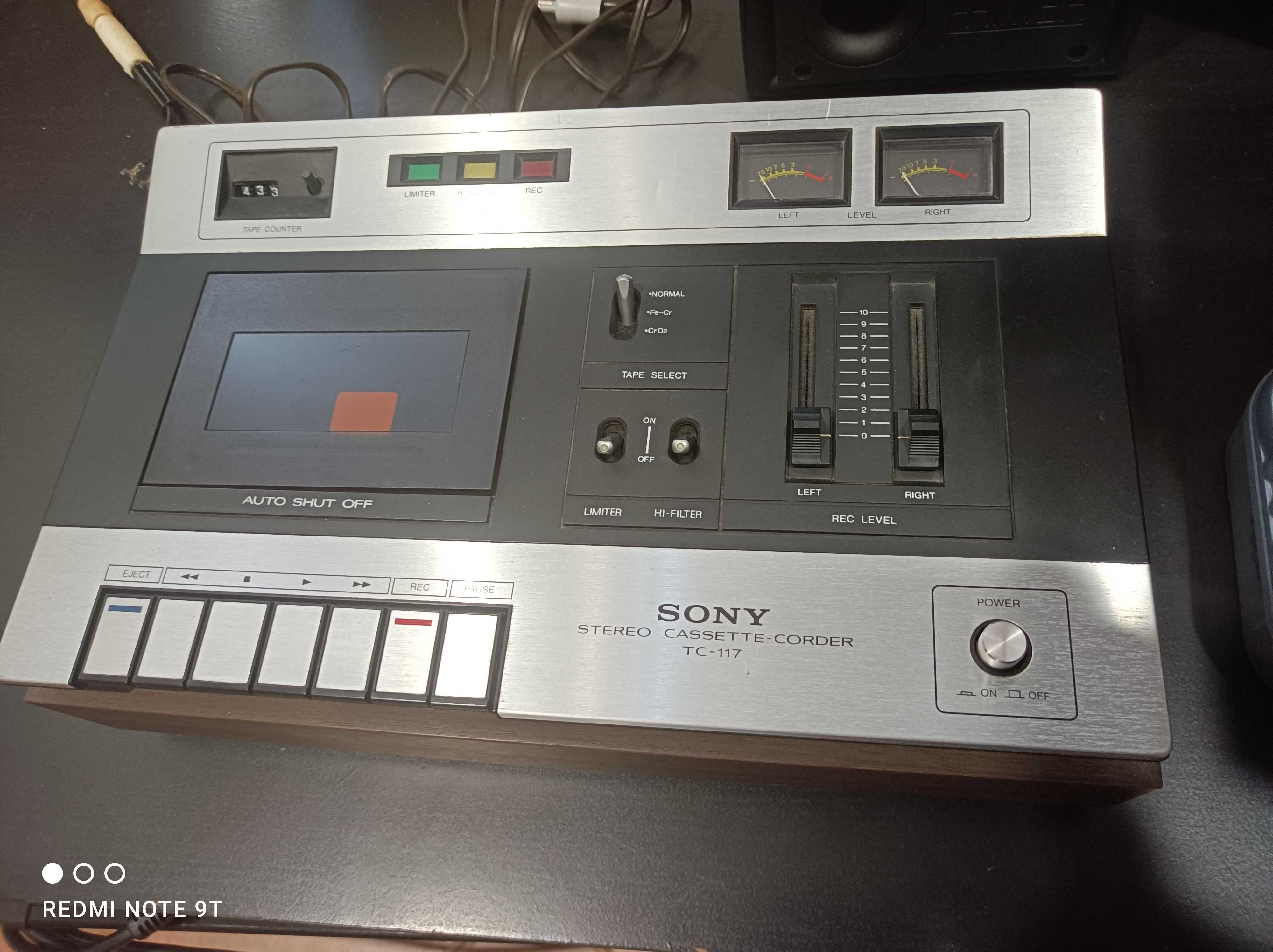 Deck cassetes Sony tc-117