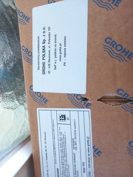 Nowy stelaż WC Grohe