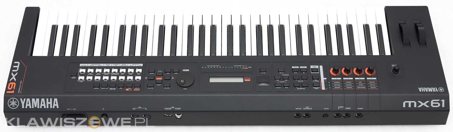 YAMAHA MX61 v2 czarna - Lekki Mobilny Syntezator GWARANCJA !