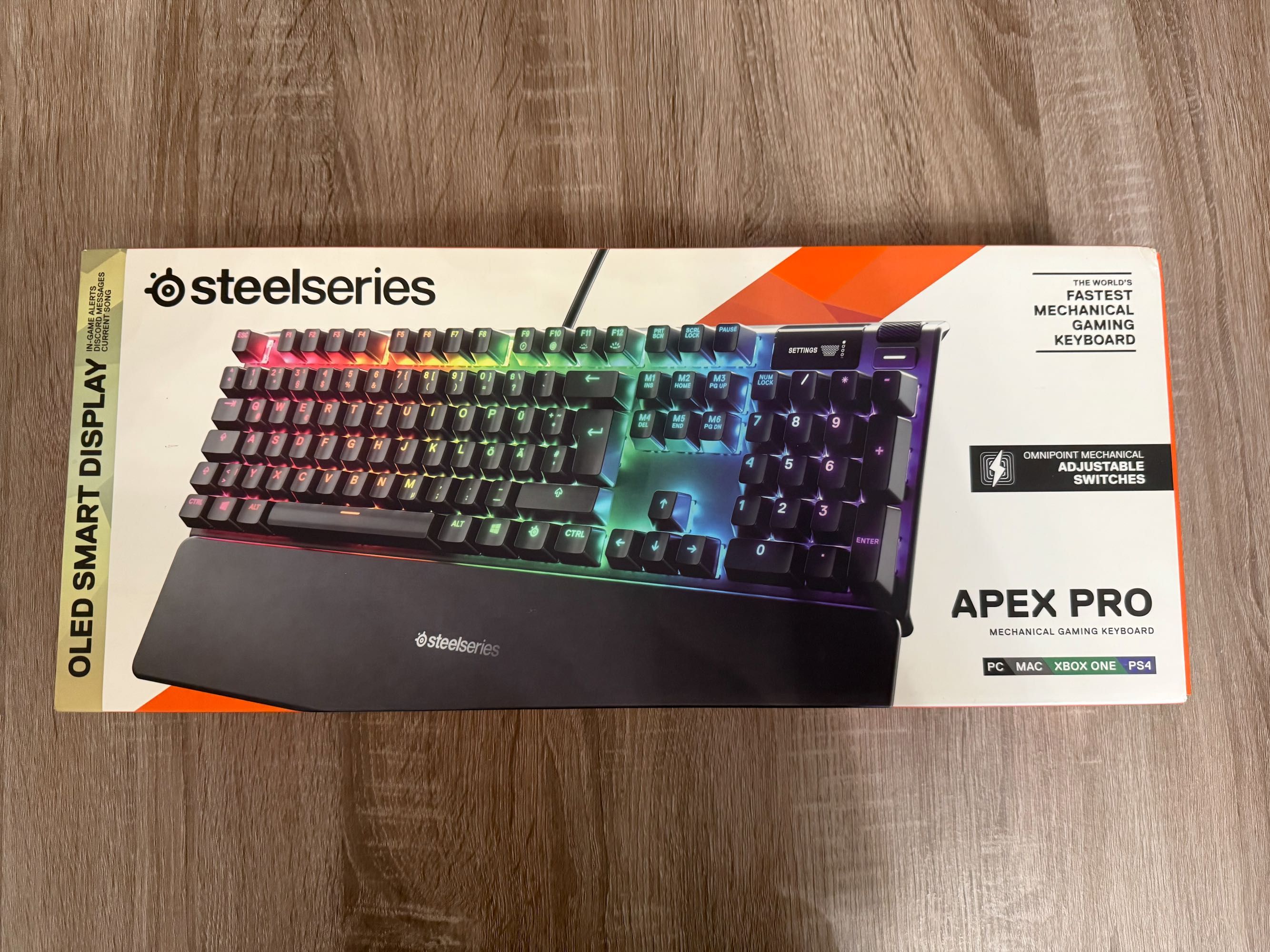 Teclado Steelseries Apex Pro e Rato Steelseries Rival 600