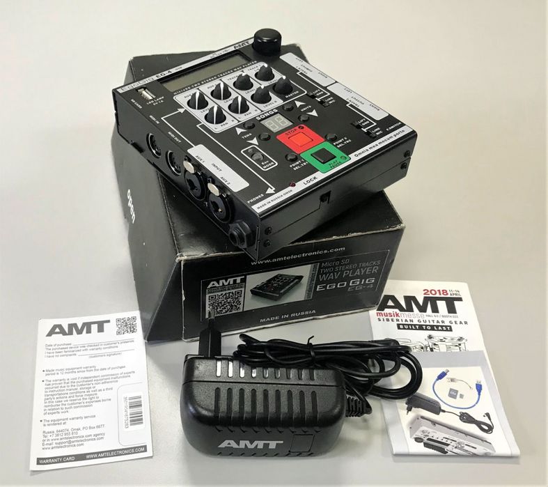 Плеєр плейбеків мінусовок (з аоробкою) AMT EgoGig EG-4 4-х канальний