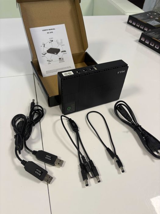 Міні UPS, ДБЖ для роутера DC1018. 18 Вт, 10400 mAh! + БОНУС!