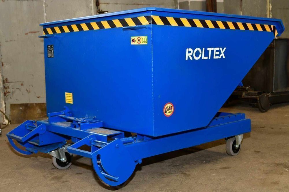 Koleba / Pojemnik metalowy / Kontener samowyładowczy / Kontener 900L