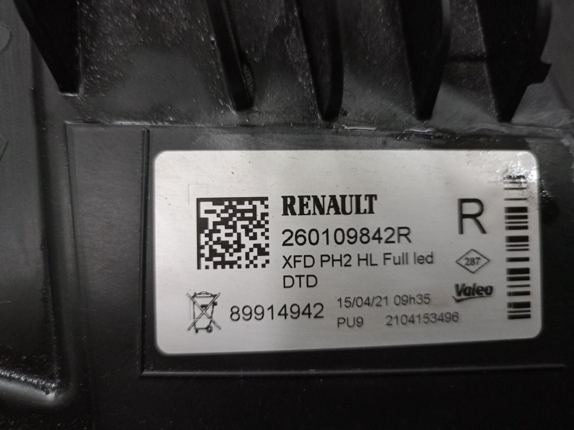 Renault Talisman lampa przód prawa