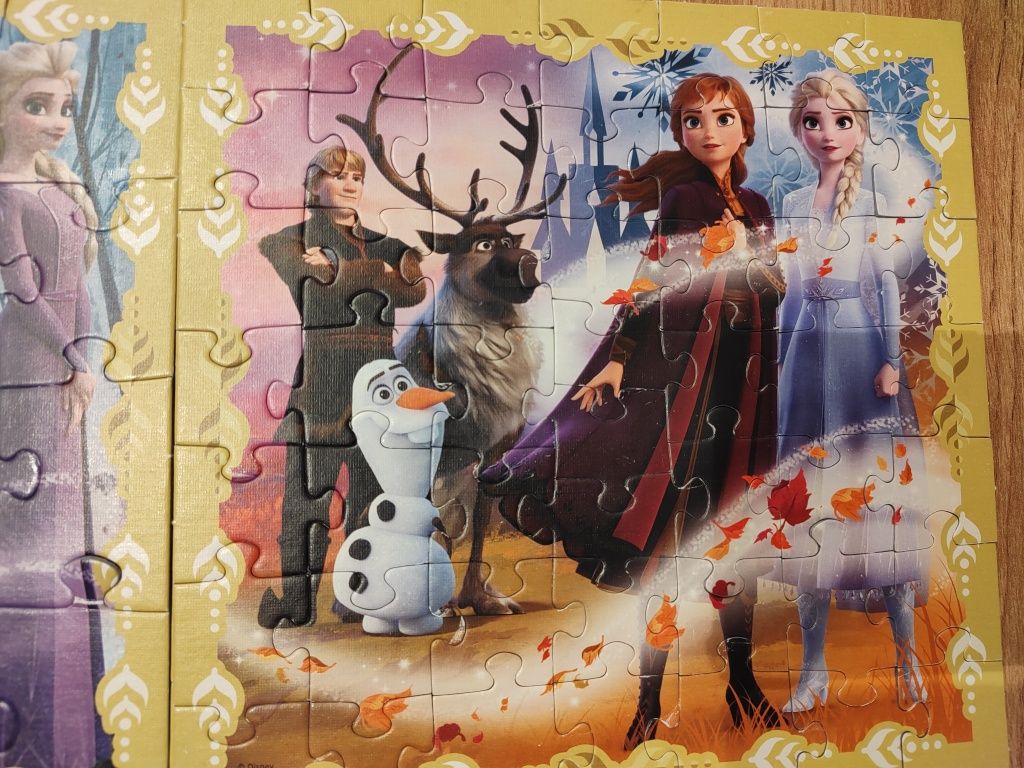 Puzzle 3w1 Kraina Lodu Frozen