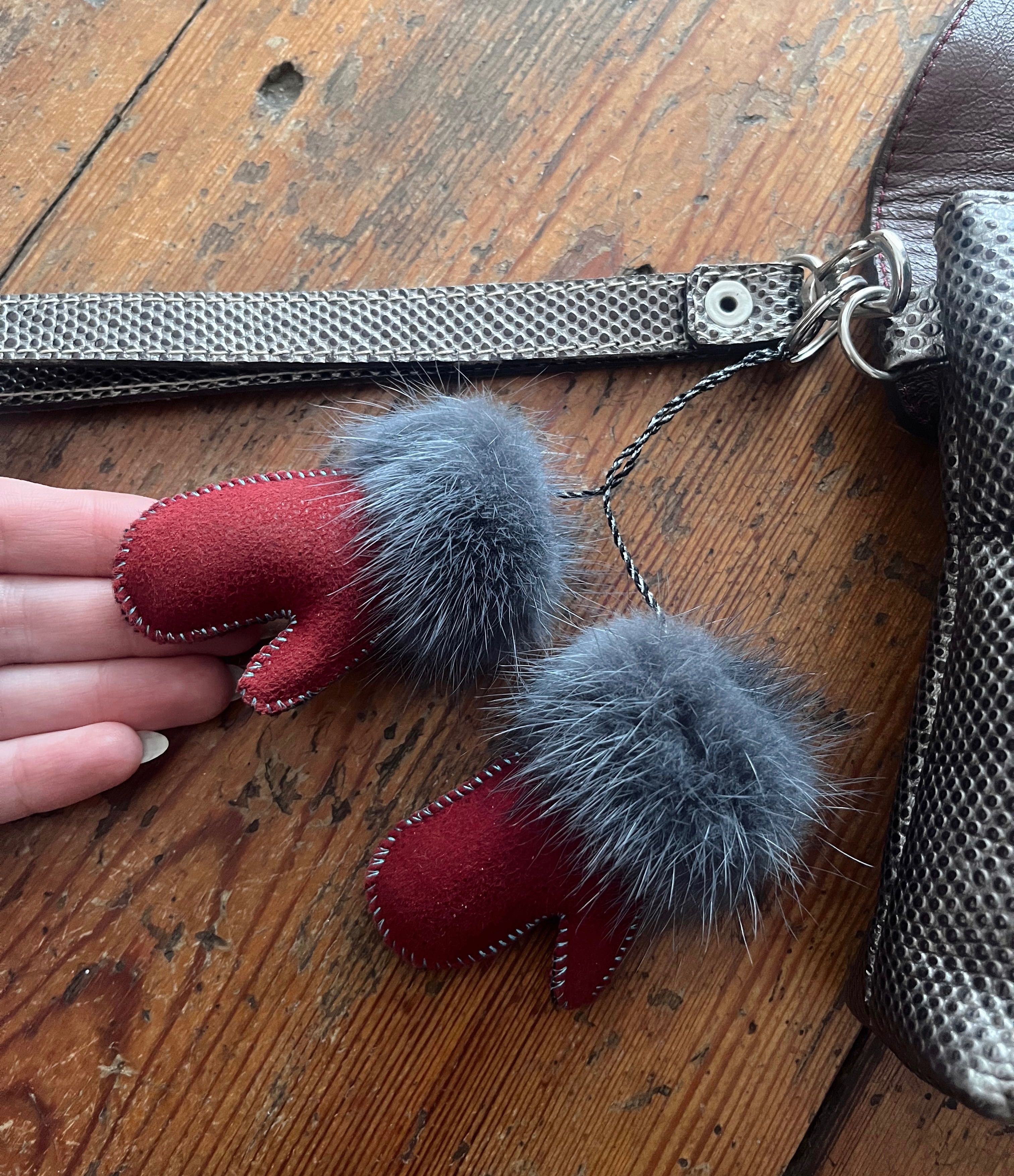 Torebka ze skóry kopertówka clutch handmade
