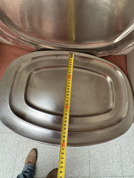 Travessas inox grandes