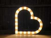 Napis LOVE/ Duze serce LED/ serduszko LED/ Fotobudka/360