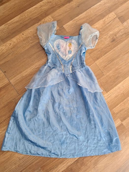 Kopciuszek 110 116 księżniczka disney przebranie bal karnawał sukienka