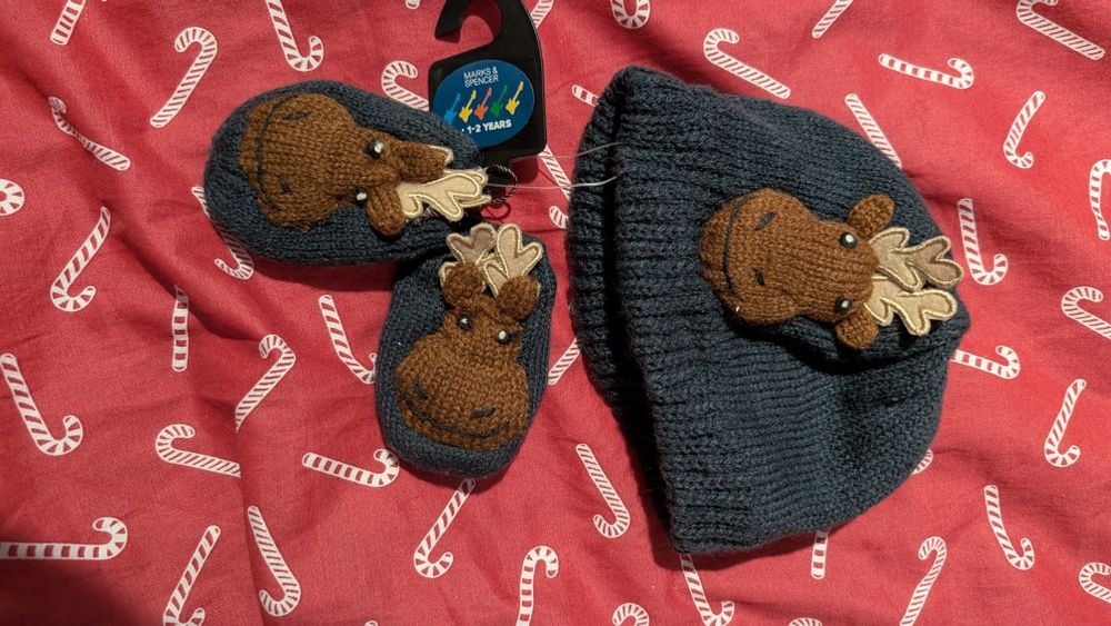 Czapka rękawiczki niemowlęce