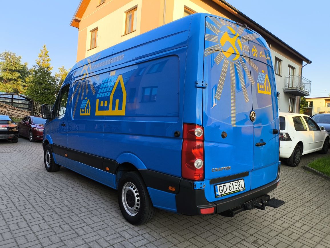 VW Crafter 2011r. L2H2 2,5 TDI 109km Klimatyzacja SuperStan SuperAuto
