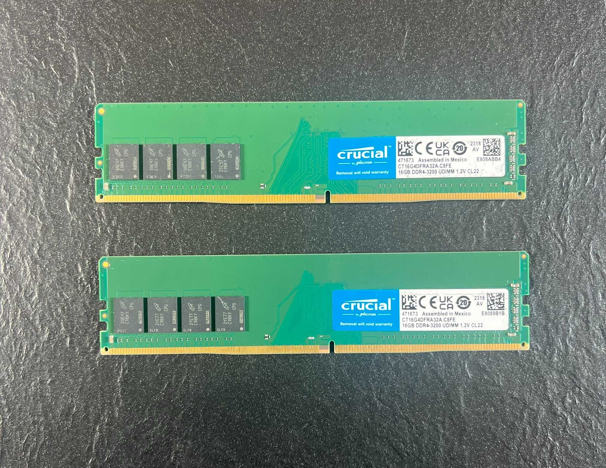 Pamięć RAM Crucial DDR4 32 GB 3200MHz CL22 CT2K16G4DFRA32A