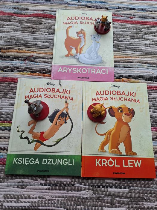Audiobajki - książka z figurką ZESTAW 3