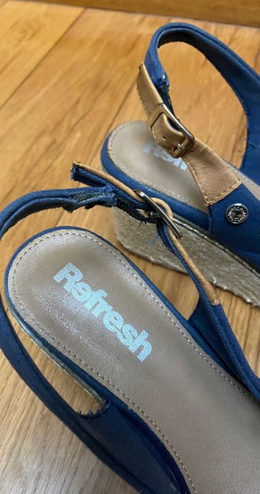 Sandálias plataforma, Refresh, tamanho 40