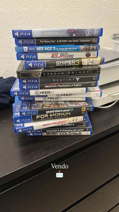 20 jogos novos para PS4