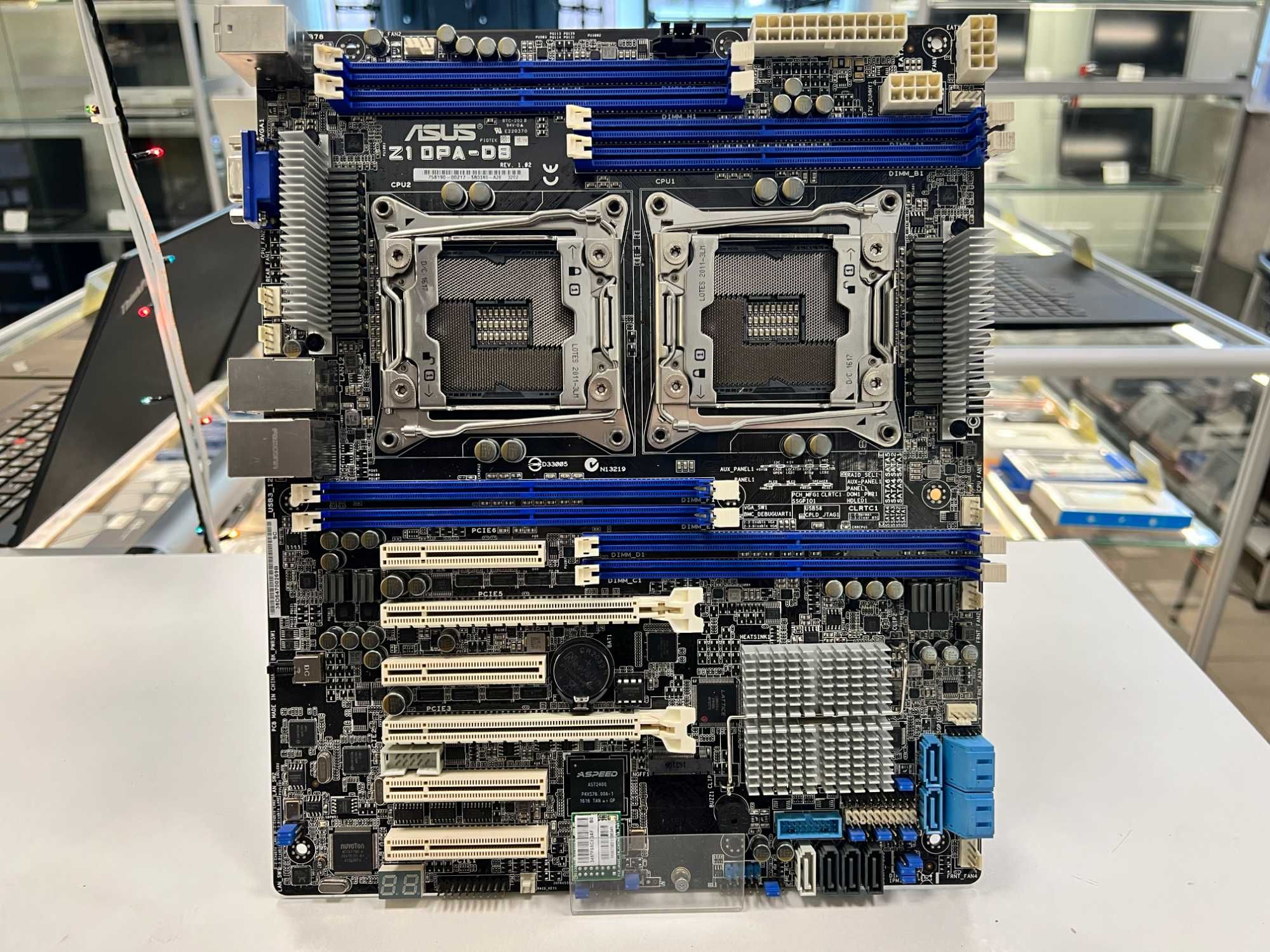 2*s2011 ! Материнська плата Asus Z10PA-D8 C612/X99 PM 8*DDR4 ATX