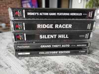 Zestaw gier na PlayStation 1 (Black Label) (GTA, Silent Hill, inne)