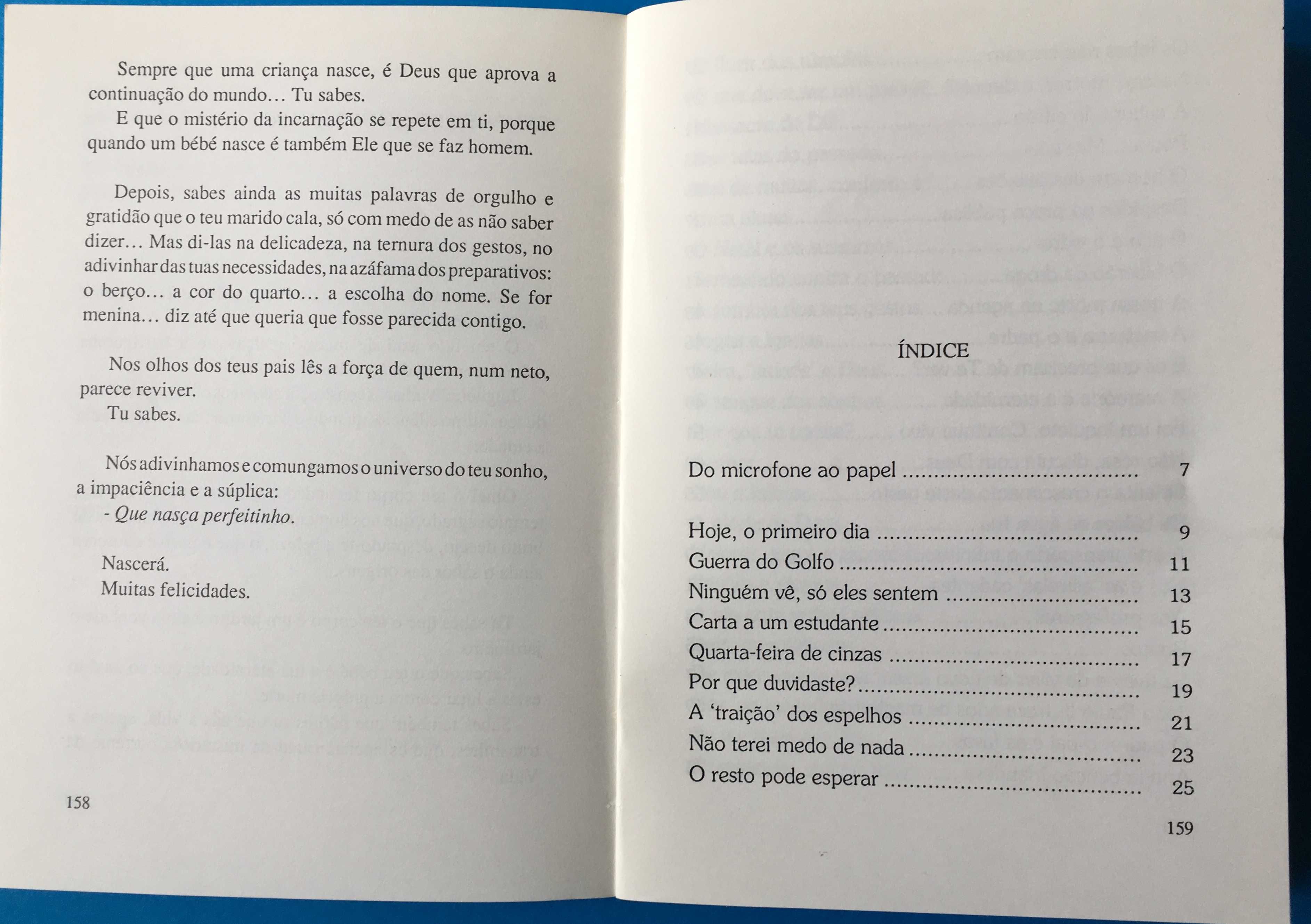 Livro c/ orações da manhã na Rádio Renascença (anos 90)