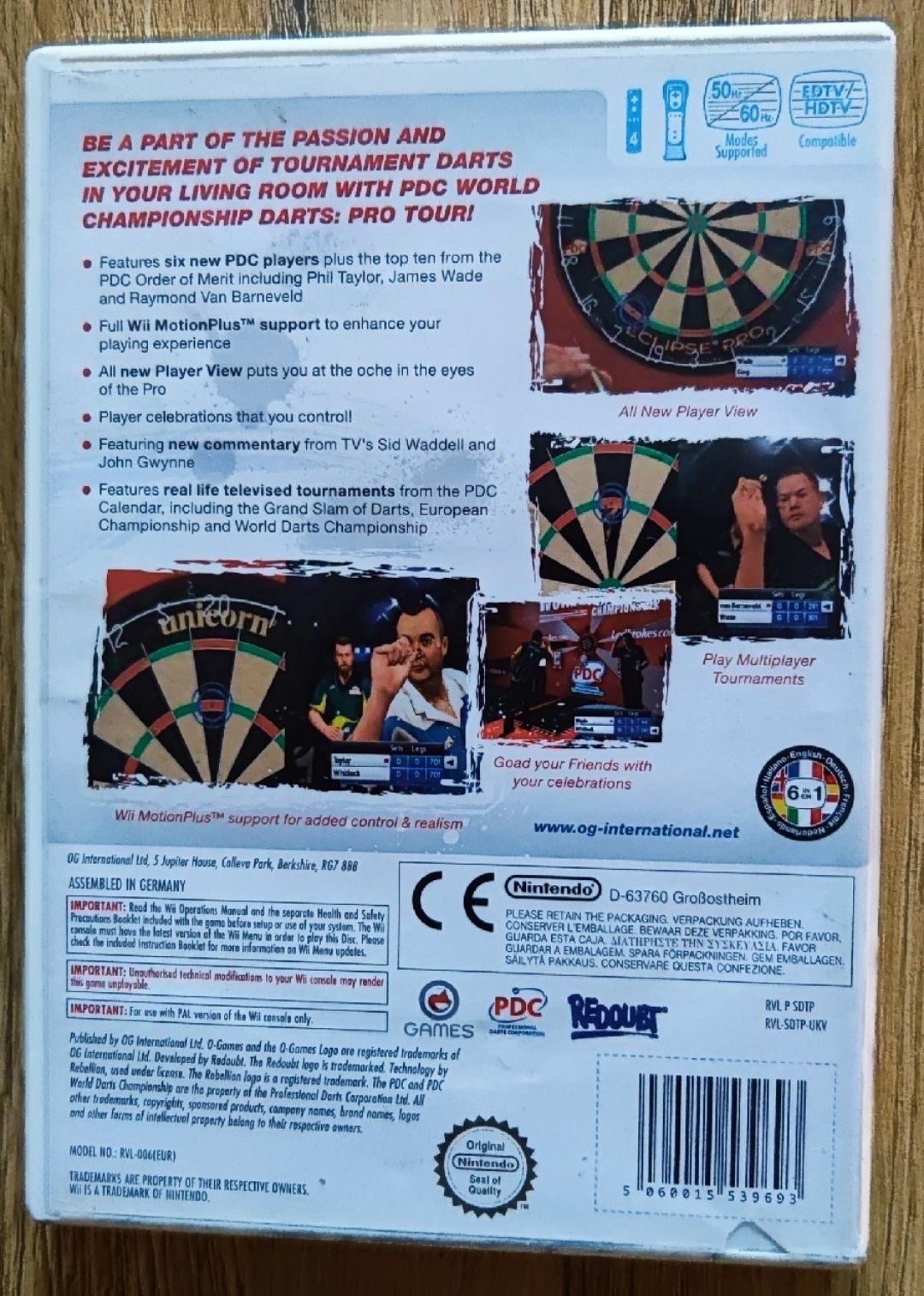 Gra PDC World Championship Darts Pro Tour Nintendo Wii (Wii)