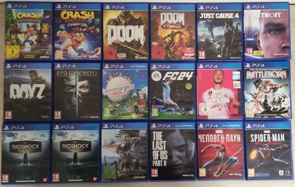 Ігри Sony Playstation 4 (PS4)