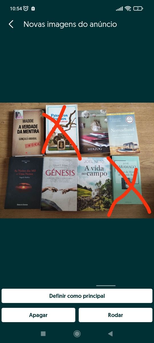 Livros Ken Follett, modignani, mia couto, wiggins Clark, Jung chang