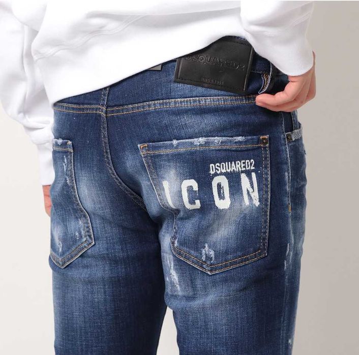 Dsquared2 spodnie jeansowe Icon Spray Cool Guy roz.52- Oryginal