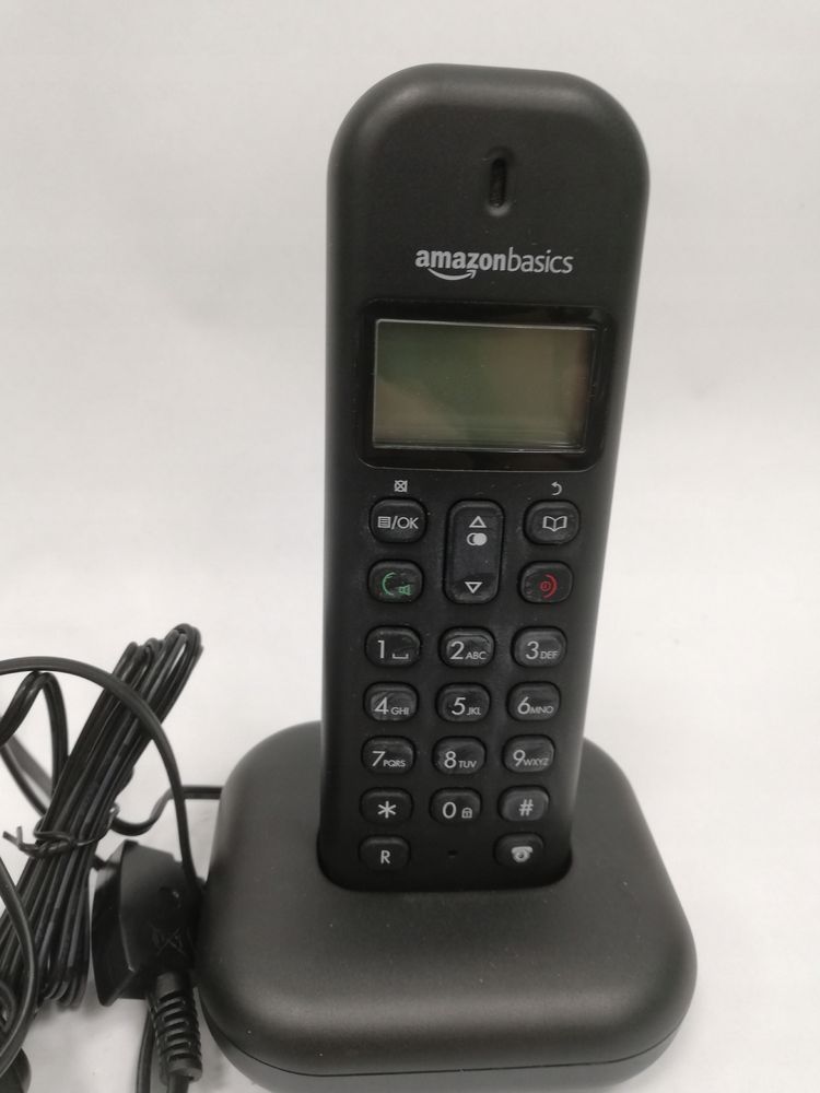 Telefon Bezprzewodowy Czarny • M4008 AMAZONBASICS