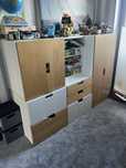 Szafa komoda, zestaw mebli ikea stuva