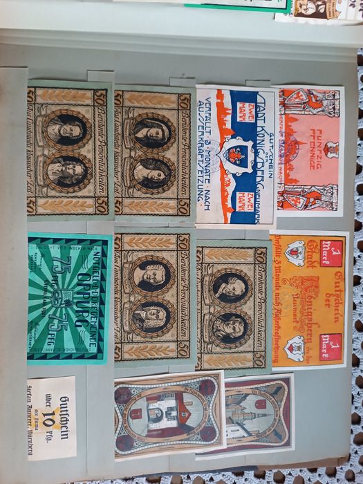 Lote de Notas do Período da II Guerra Mundial