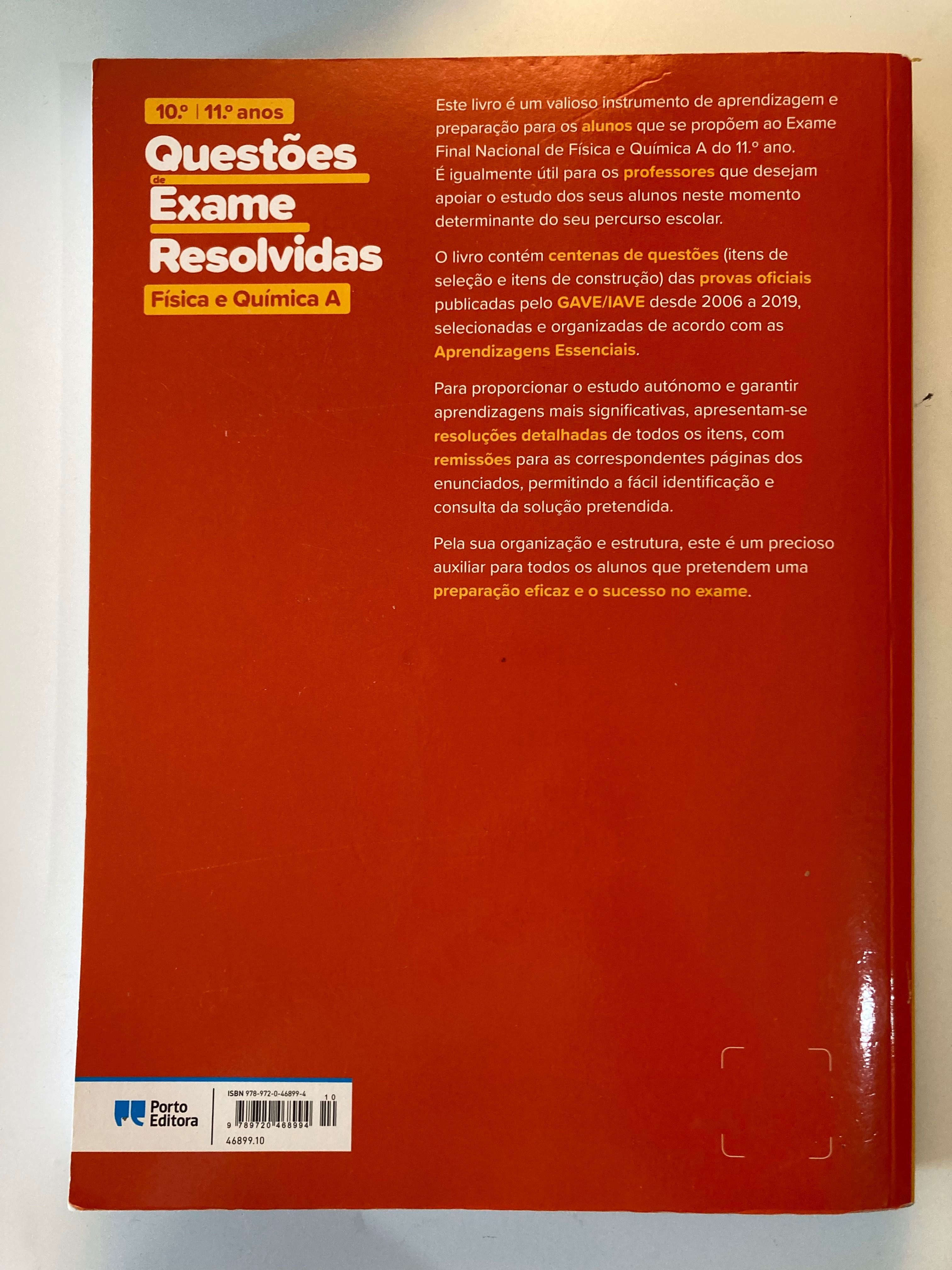 Preparação Exame Física e Química A (10.° e 11.° anos)