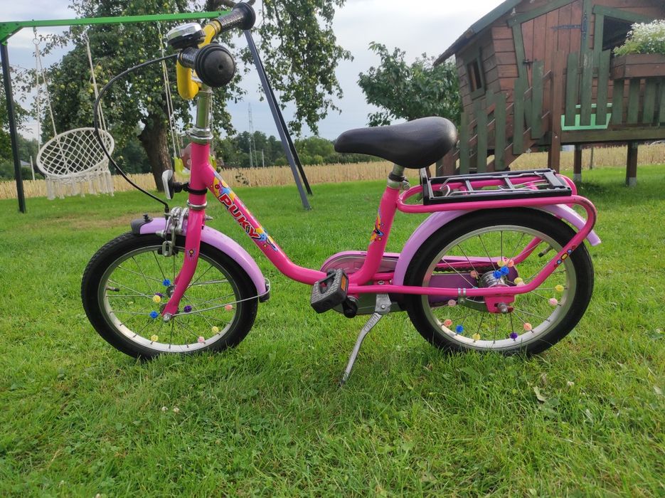 Rowerek dziecięcy dla dziewczynki 16 cali. Puky.