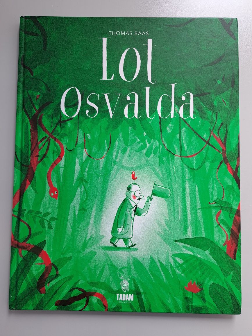 Książka dla dzieci Lot Oswalda Thomas Baas