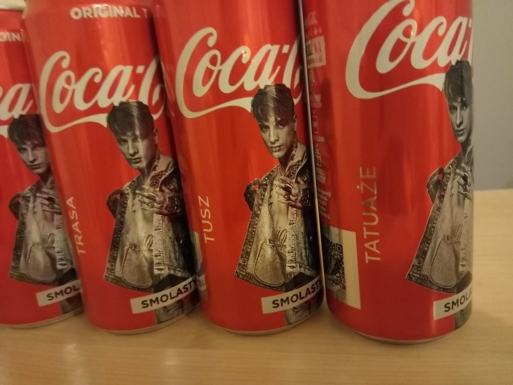Puszki coca cola Smolasty