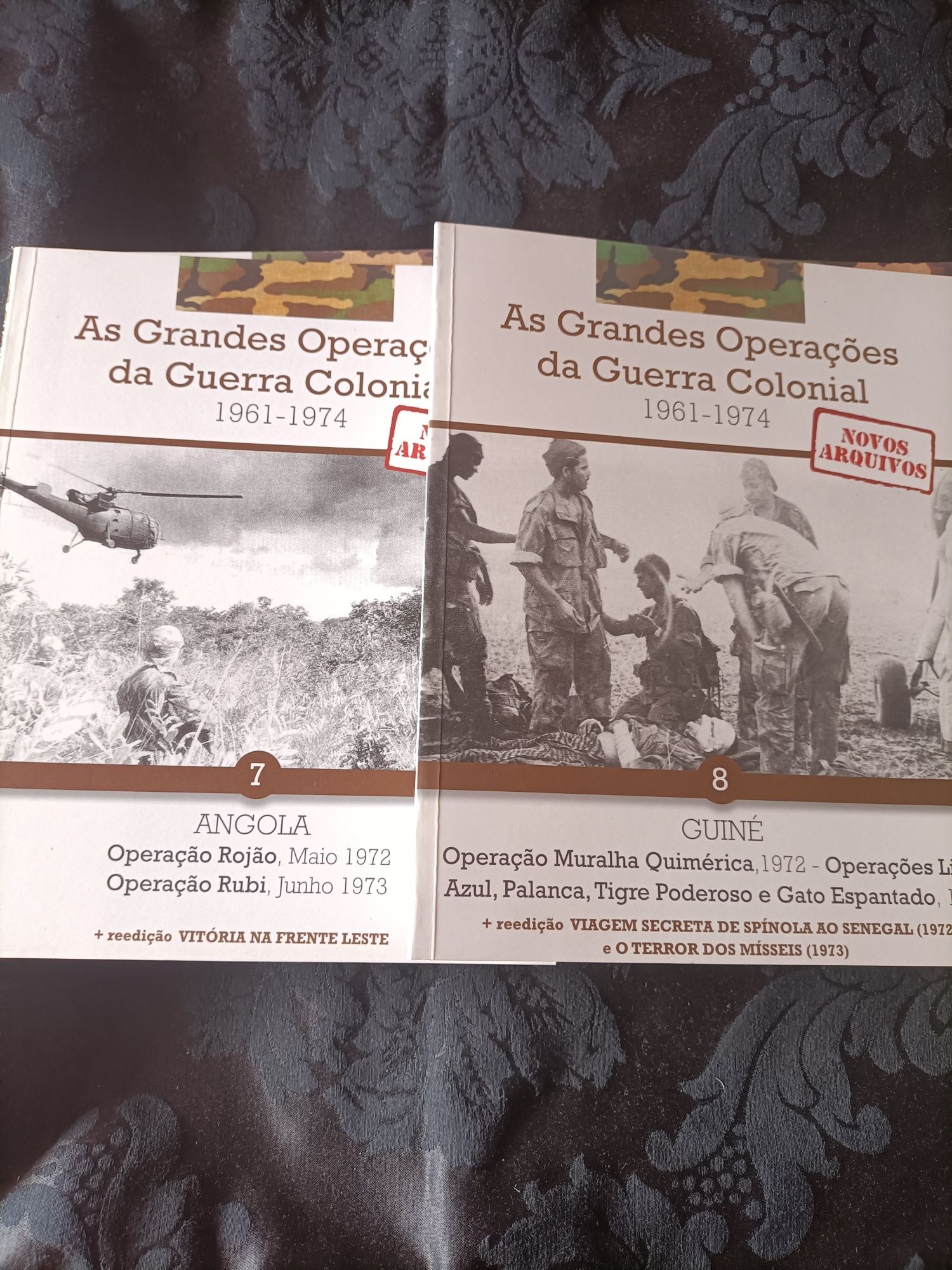 As grandes operações da Guerra Colonial 10 volumes ,portes incluídos