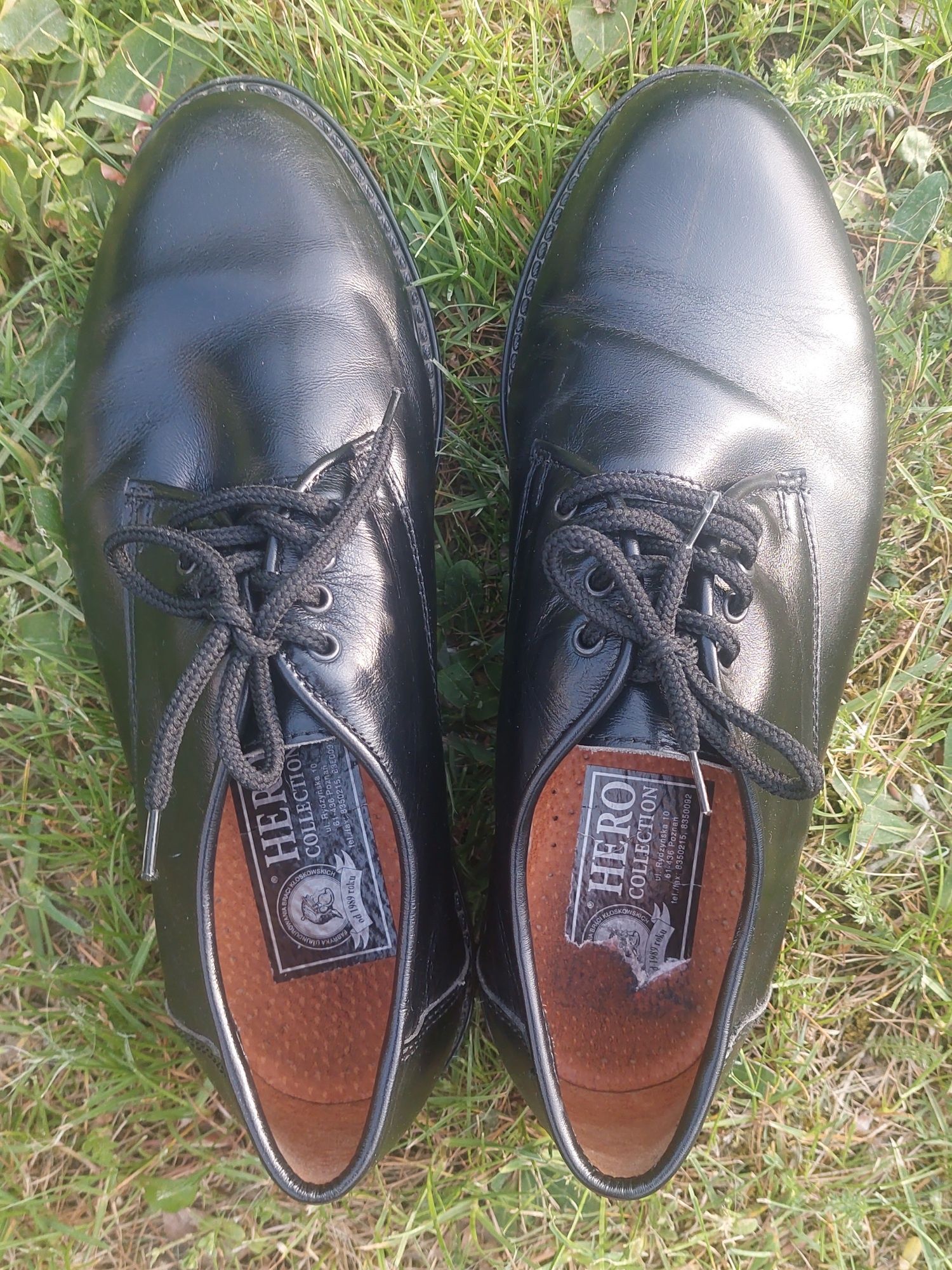 Buty pantofle męskie czarne rozmiar 41