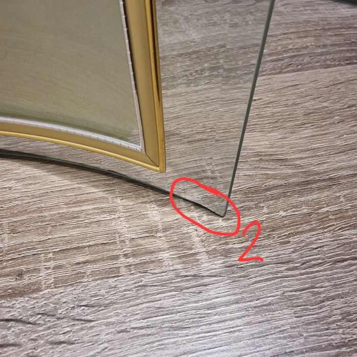 Komplet Ramki na Zdjęcia pół okrągłe Profilowane szklane