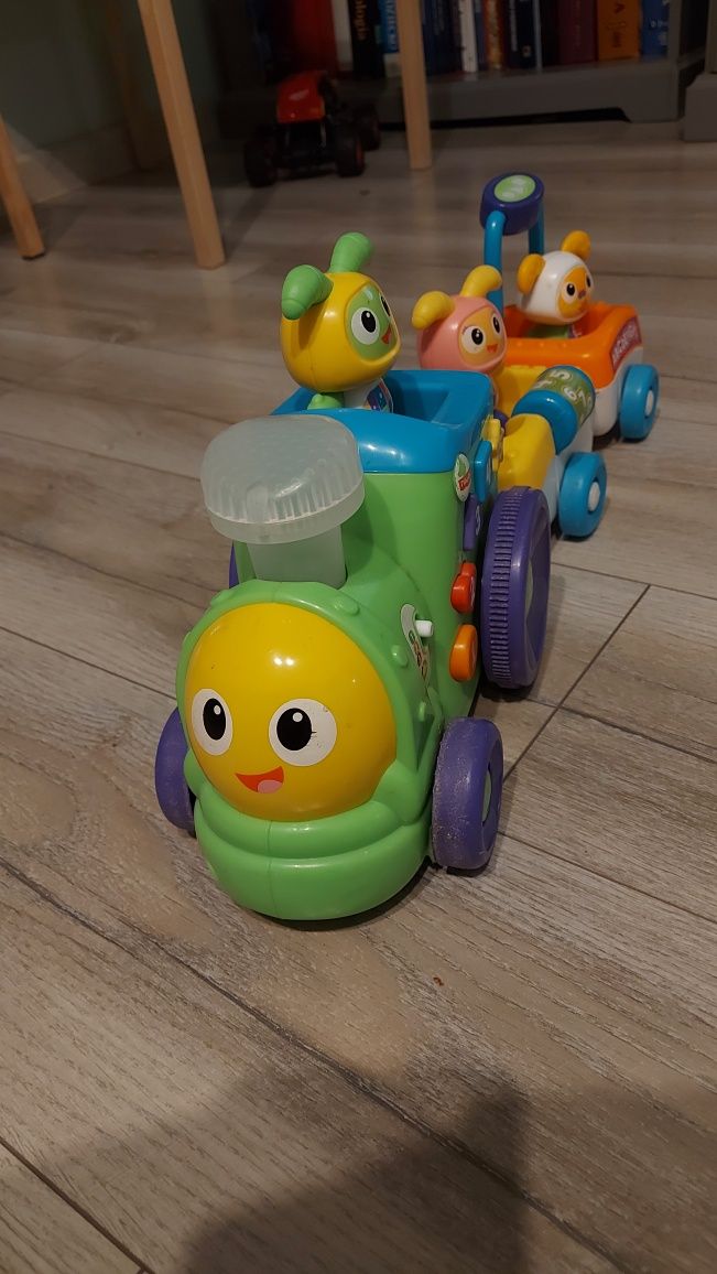 Ciuchcia pociąg zabawka interaktywna FXJ19 Bebo Fisher Price