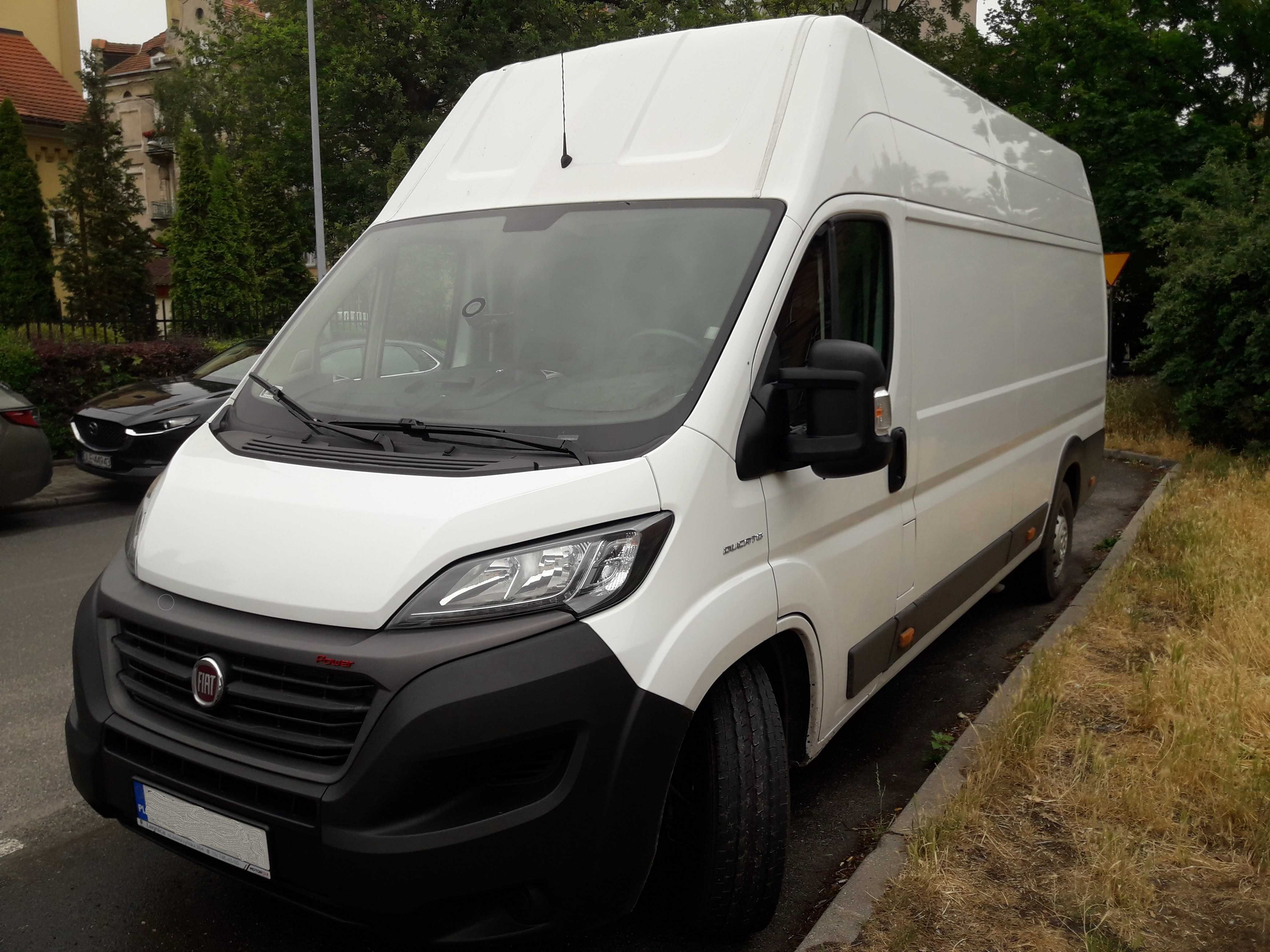 Fiat Ducato L4H3 - wynajem od 246zł za dobę, bezgotówkowo z OC sprawcy