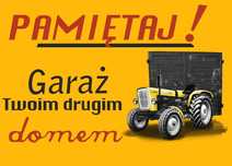 Plakat Ursus C330 garaż twoim drugim domem