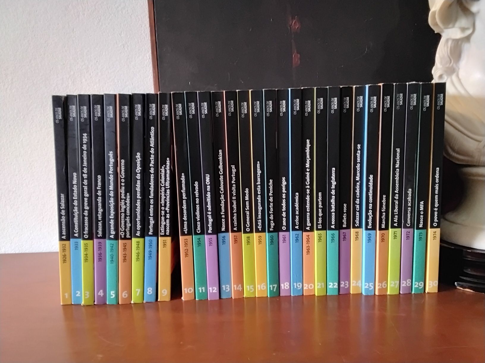 livros história estado novo  Salazar 30 volumes
