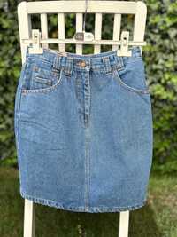 Spódnica jeansowa z rozcięciem z tyłu roz. M