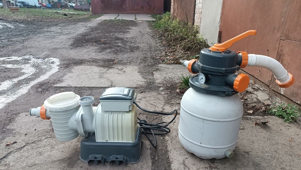 Пісочний фільтр для басейну.