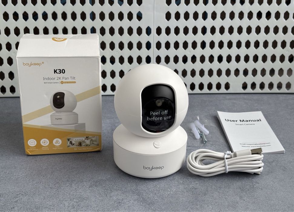 Wideoniania kamera Wi-Fi Voueer K30 z nagrywaniem nocnym