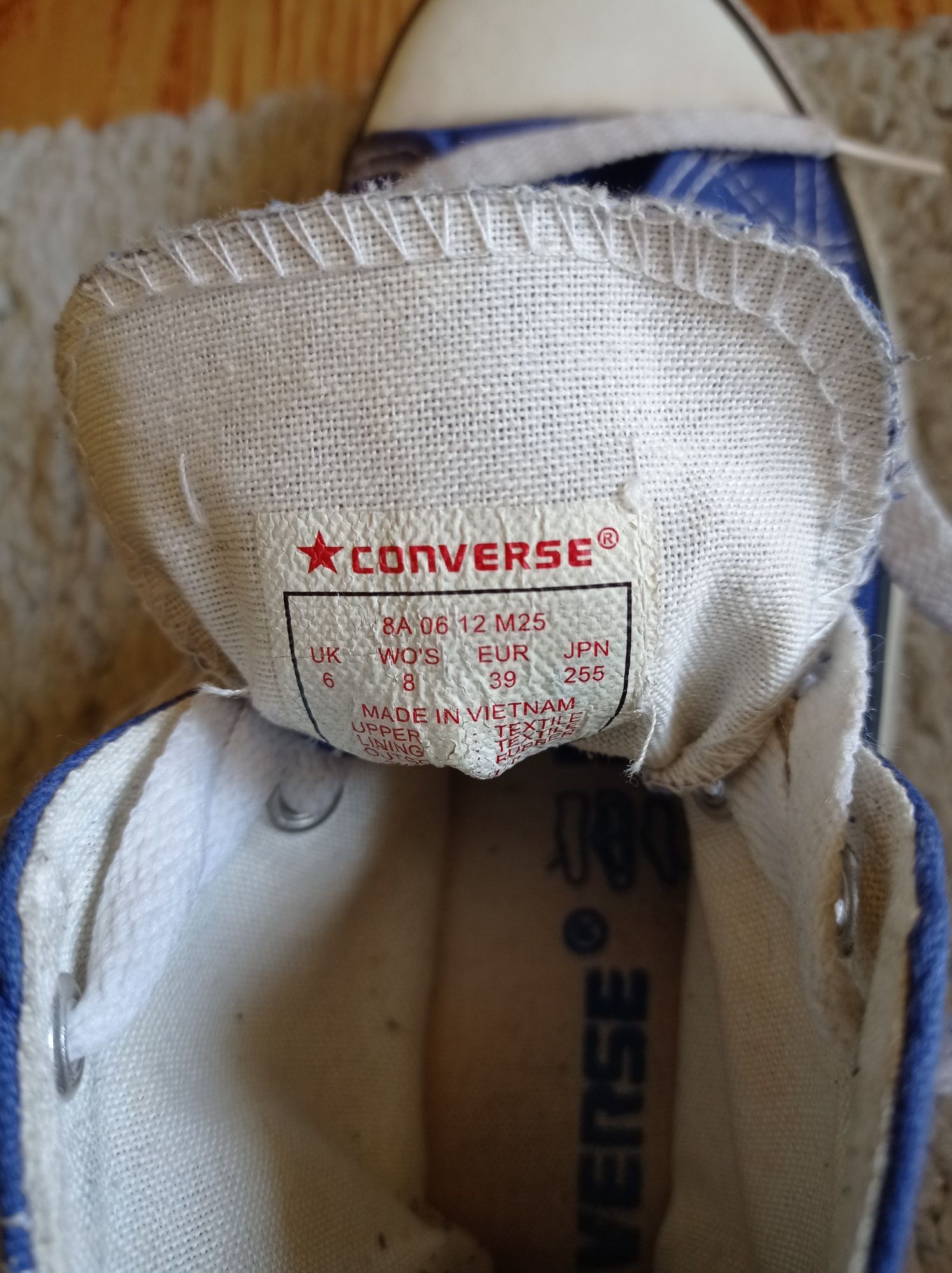 Trampki,Converse,rozm.39,niebieskie,all star,sneakersy